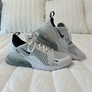 Women’s Nike AirMax 270, White, Size 10, Excellent Used Condition, Worn 1x